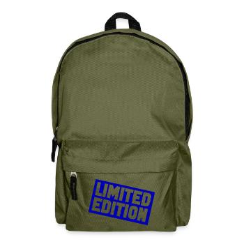 Limitierte Sternedition Druck - Rucksack - Olivgrün - Vorne