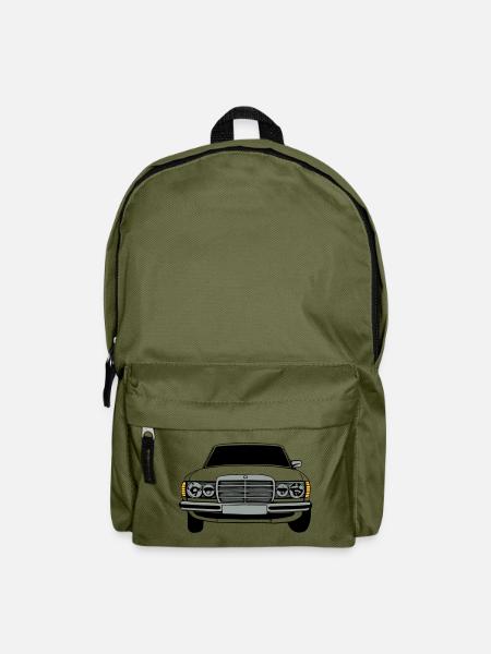 MB W123 Youngtimer Oldtimer,70er,80er (25) - Rucksack - Olivgrün