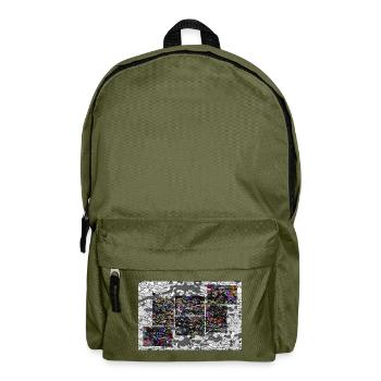 Partikel-Kollision - Rucksack - Olivgrün - Vorne