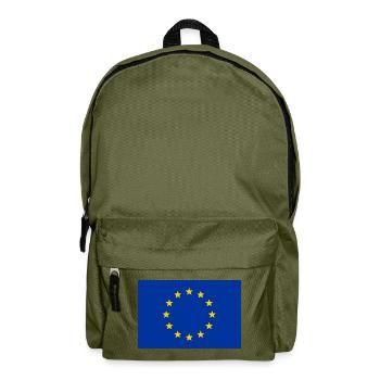 EU-Flagge - Rucksack - Olivgrün - Vorne
