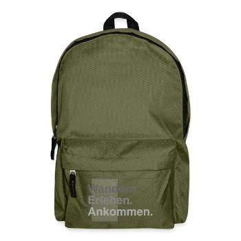Wandern erleben - Rucksack - Olivgrün - Vorne