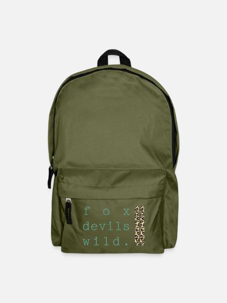 Fuchs-Teufels-Wild Leopard - Rucksack - Olivgrün