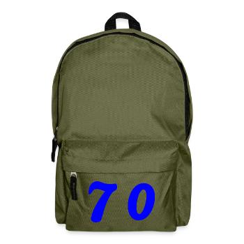 70. 70 JAHRE. 70-JÄHRIGES JUBILÄUM. 70-JÄHRIGES JUBILÄUM. - Rucksack - Olivgrün - Vorne