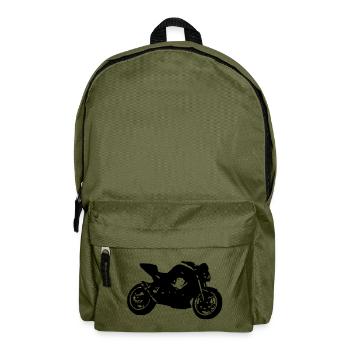 Kawasaki z750 (07) - Rucksack - Olivgrün - Vorne