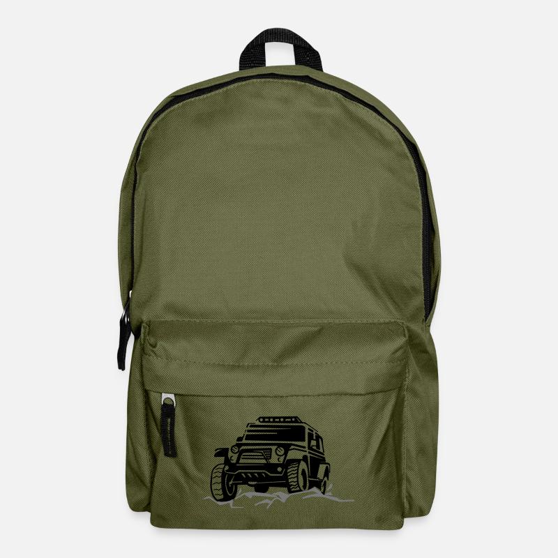 Silhouettes de SUV - Sac à dos - vert olive
