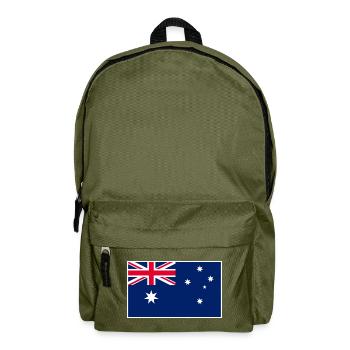 Australia Flag Classic Frame - Rucksack - Olivgrün - Vorne