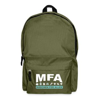 Mädchen für alles - Rucksack - Olivgrün - Vorne