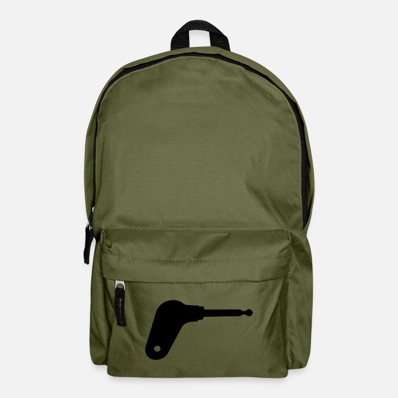 Oldtimer tractor ignition key - Backpack - olive green