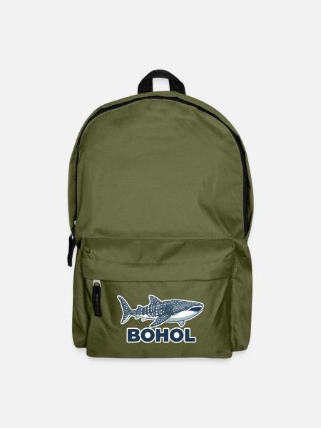 Bohol Walhai Motiv - Rucksack - Olivgrün