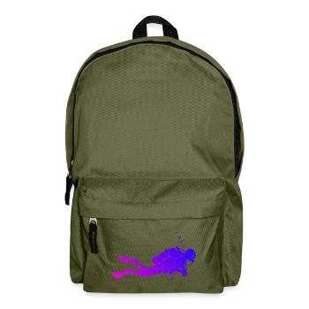 Great diving gift for diving - Backpack - olive green - Front