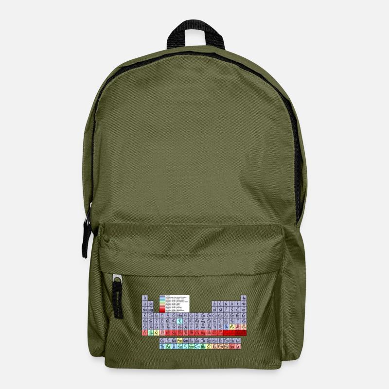 Periodic table - Backpack - olive green