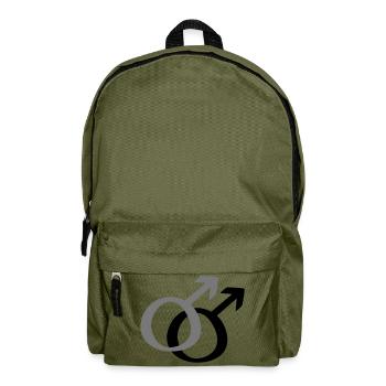 Man & Man - Backpack - olive green - Front