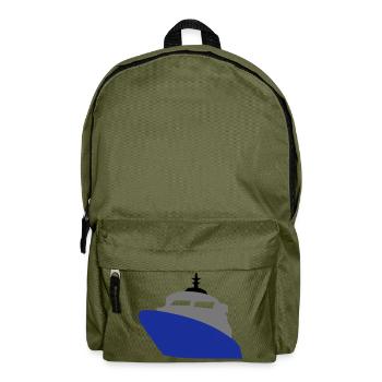 schiff - Rucksack - Olivgrün - Vorne