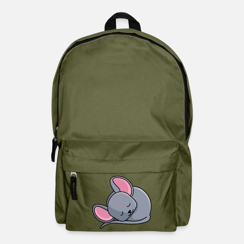 Schlafendes Mäuschen - Rucksack - Olivgrün