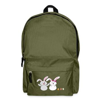 Cuddly bunny - Backpack - olive green - Front