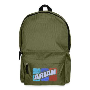 Geschenk für Arian - Rucksack - Olivgrün - Vorne