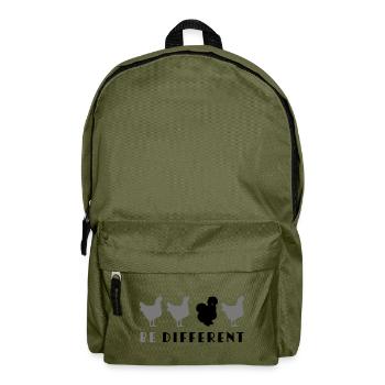 Sois différent - Sac à dos - vert olive - Devant