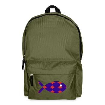 FISCH - Rucksack - Olivgrün - Vorne