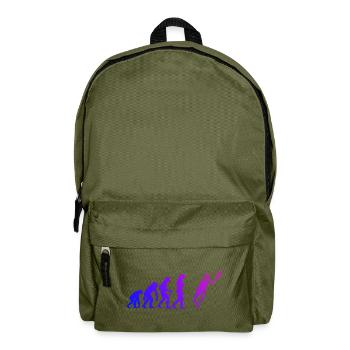 Geschenkidee für einen Tennis mit Tennis - Rucksack - Olivgrün - Vorne