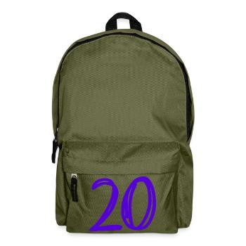 20. 20 YEARS. 20th ANNIVERSARY. 20TH ANNIVERSARY. - Backpack - olive green - Front