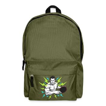 Table Tennis Table Ping Pong Ball Sports Smashing - Backpack - olive green - Front