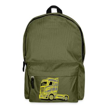 LKW Brummi - Rucksack - Olivgrün - Vorne