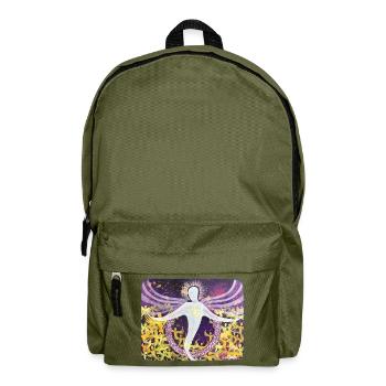 Porte des étoiles des anges - Sonja Ariel von Staden - Sac à dos - vert olive - Devant