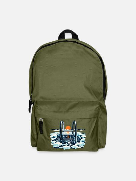 Einstieg ins Eis - Rucksack - Olivgrün