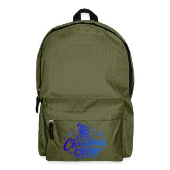Christmas Crew Schneemann - Rucksack - Olivgrün - Vorne
