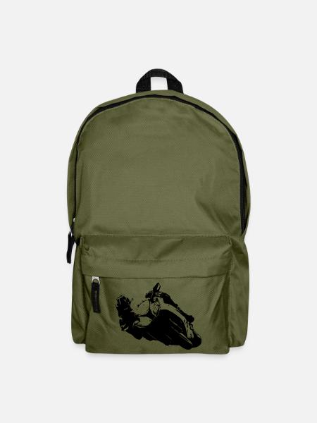 Kawasaki-Ninja-Fan - Rucksack - Olivgrün
