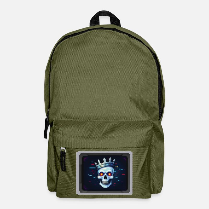 PIXEL PIRATE - geek & scifi - Sac à dos - vert olive