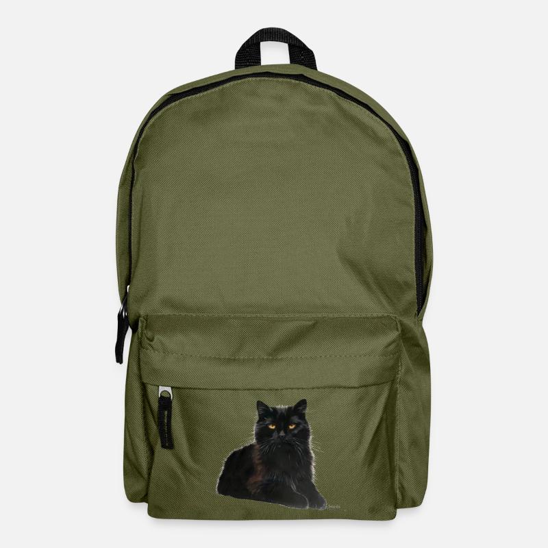 Chat - Sac à dos - vert olive