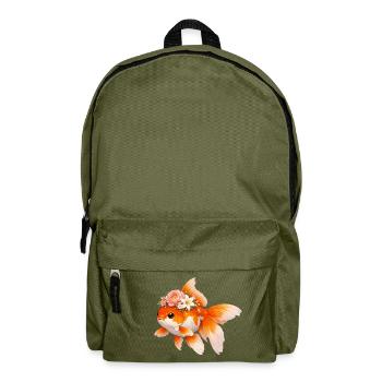Goldfisch - Rucksack - Olivgrün - Vorne