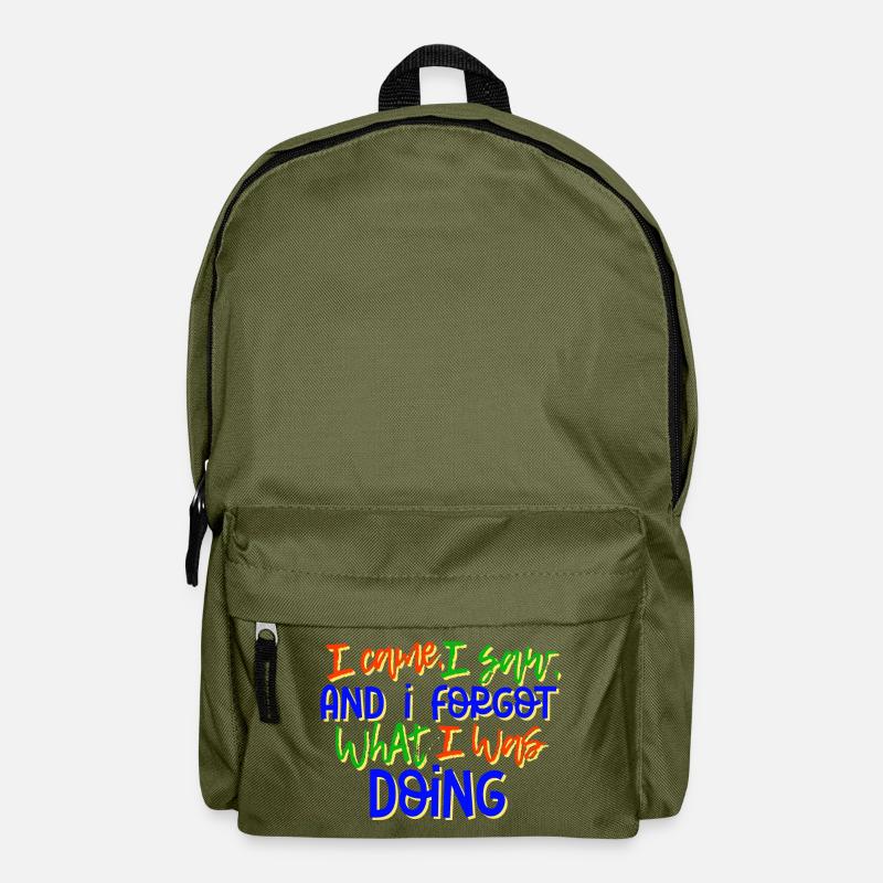 Humorvoll Statement Spruch Sprüche - Rucksack - Olivgrün
