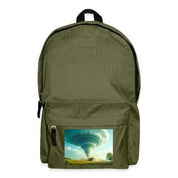 tornado The Storm That Changes Everything - Backpack - olive green - Front