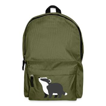 Style minimaliste curieux et mignon - Sac à dos - vert olive - Devant