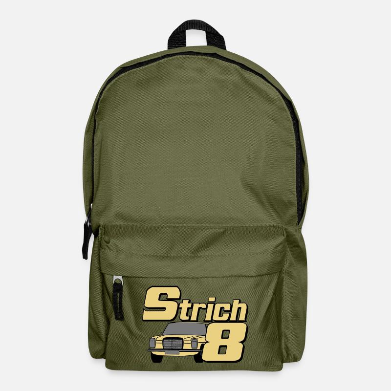 MB W115 W114 , Strich 8 , Oldtimer Kult (25) - Rucksack - Olivgrün