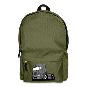 Chauffeur professionnel de véhicule poids lourd - Sac à dos - vert olive - Devant