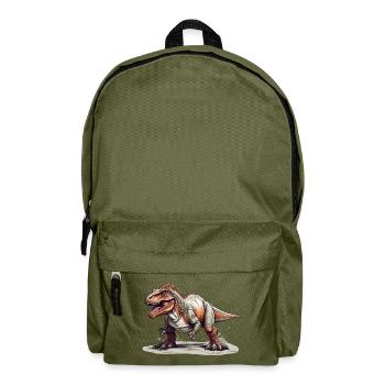 Dinosaure T Rex - Sac à dos - vert olive - Devant