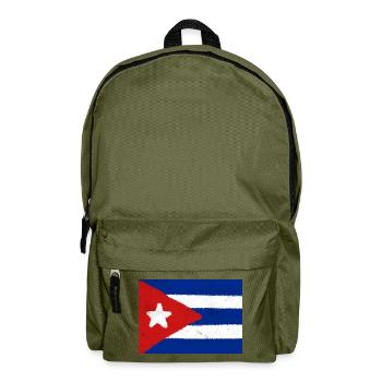 Drapeau de Cuba - Sac à dos - vert olive - Devant