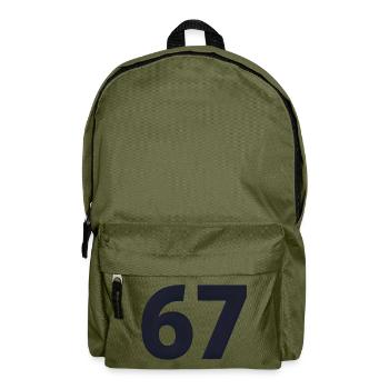 6 7 – Conception du mot jeunesse flamand - Sac à dos - vert olive - Devant