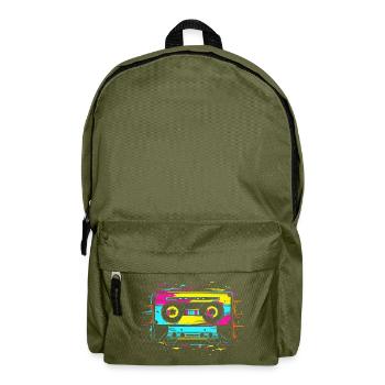 90er Kassette - Rucksack - Olivgrün - Vorne