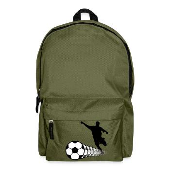 Fußballer Fußball 2c - Rucksack - Olivgrün - Vorne