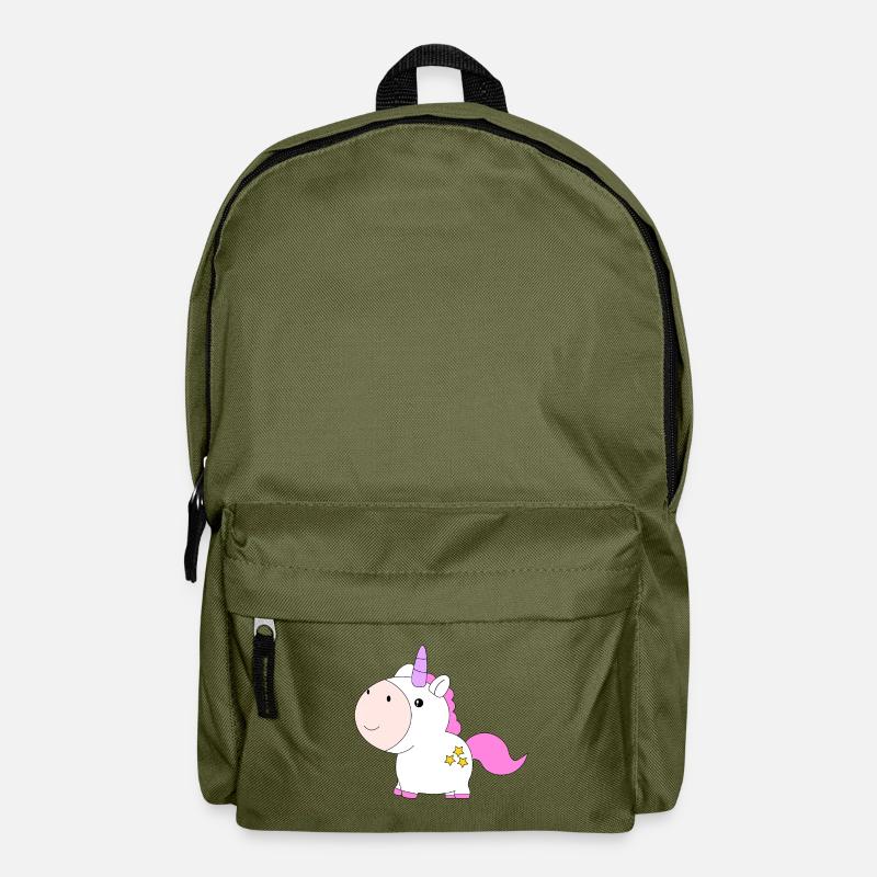 Einhorn Unicorn - Rucksack - Olivgrün