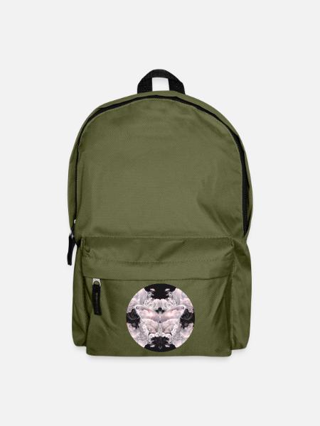 Ein himmlischer Schmetterling aus zarten Wolken - Rucksack - Olivgrün