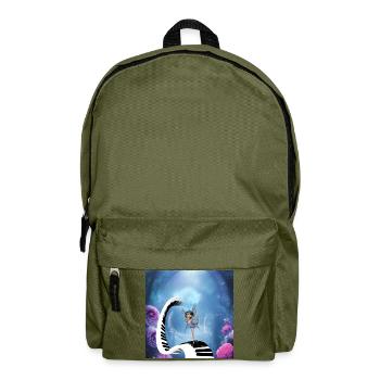 Danser au clair de lune au piano - Sac à dos - vert olive - Devant