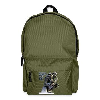 Cogito 02 – Cyborg-Denker Cogito Ergo Sum - Rucksack - Olivgrün - Vorne