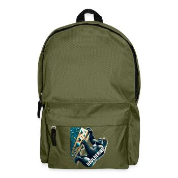 Bouldering Gorilla Gift - Backpack - olive green - Front