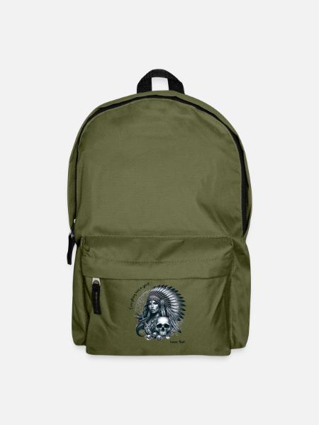 Weisheit der amerikanischen Ureinwohner - Rucksack - Olivgrün