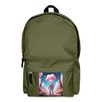 Astronaut on dream planet - Backpack - olive green - Front